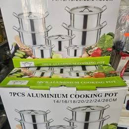 7-Piece Aluminium Cookware Set