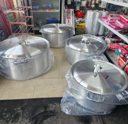 40L Aluminium Pot with Lid - Image 4