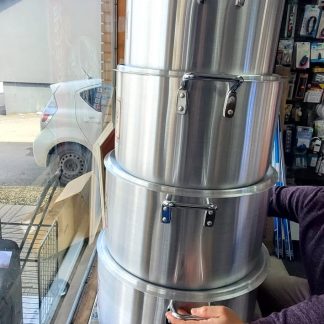 60L Aluminium Pot with Lid